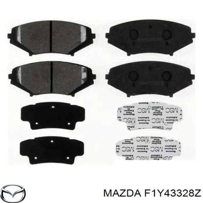 Колодки Mazda F1Y43328Z цена, от 34.43 USD
