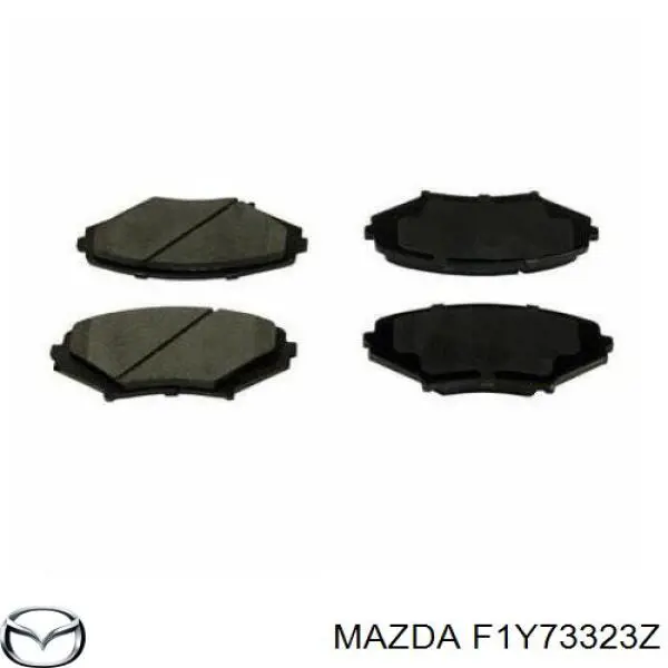 Передние тормозные колодки F1Y73323Z Mazda