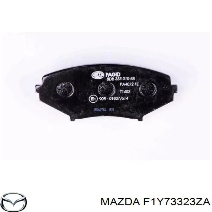 Купить F1Y73323ZA Mazda Колодки тормозные