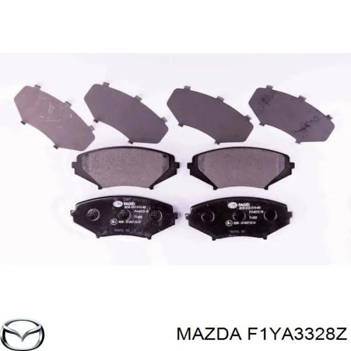 Колодки Mazda F1YA3328Z цена, от 34.31 USD