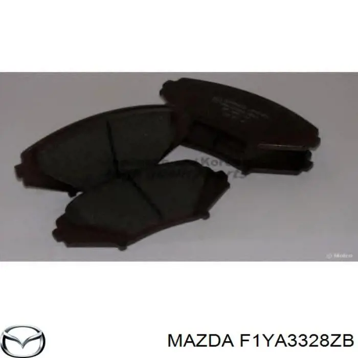 Купить F1YA3328ZB Mazda Колодки тормозные