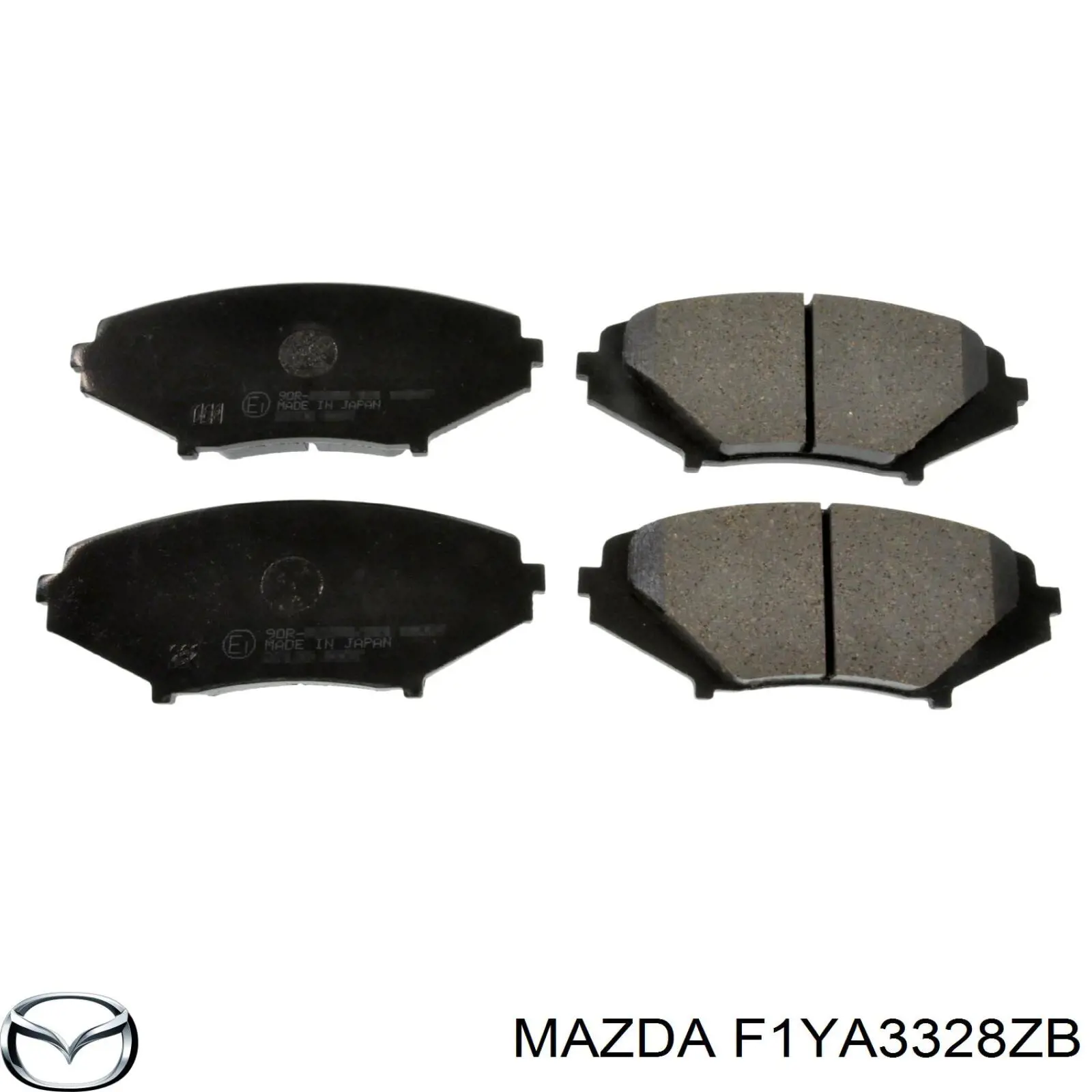 Колодки Mazda F1YA3328ZB цена, от 34.35 USD