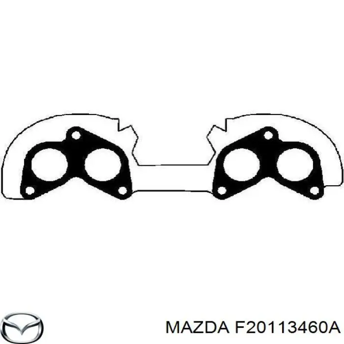 Прокладка коллектора выпускного Mazda F20113460A цена, от 13.63 USD