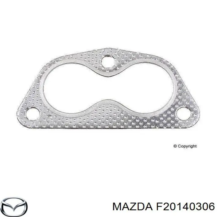 F20140306 Mazda прокладка приемной трубы глушителя