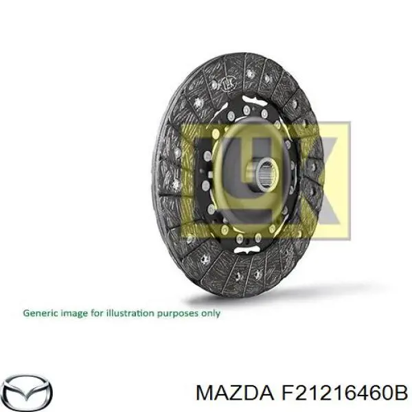 F21216460B Mazda диск сцепления