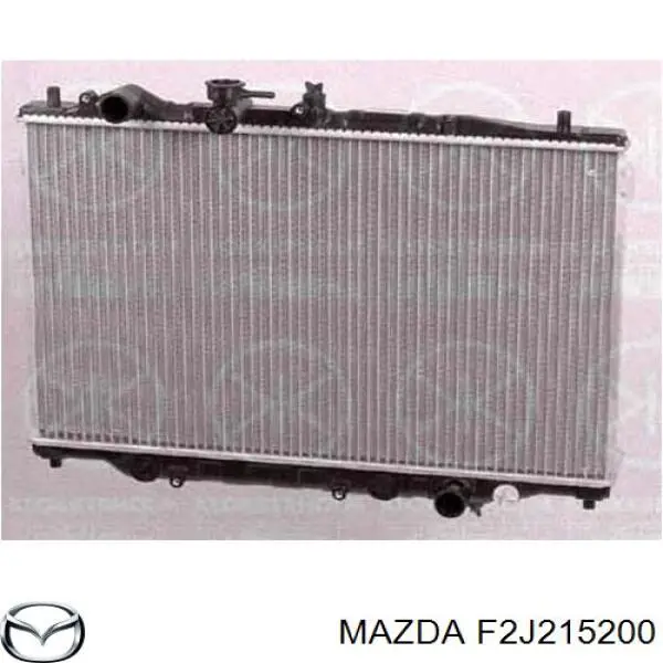 F2J215200 Mazda радиатор