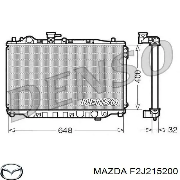 Радиатор E92Z8005C Mazda