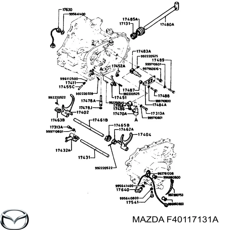 F40117131A Mazda