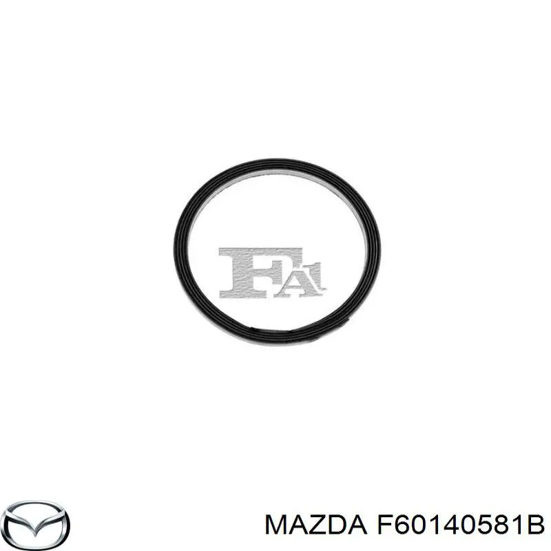 Junta, tubo de escape F60140581B Mazda