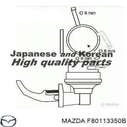 Купить F80113350B Mazda Механический топливный насос
