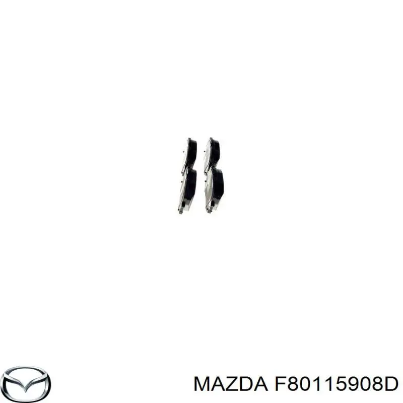 F801-15-908D Mazda ремень генератора