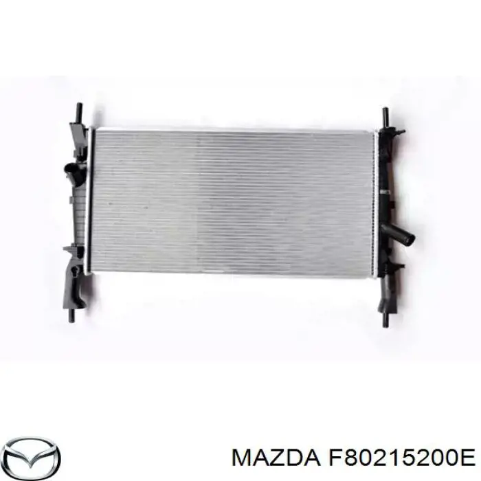 Радиатор основной на Mazda 626 II GC