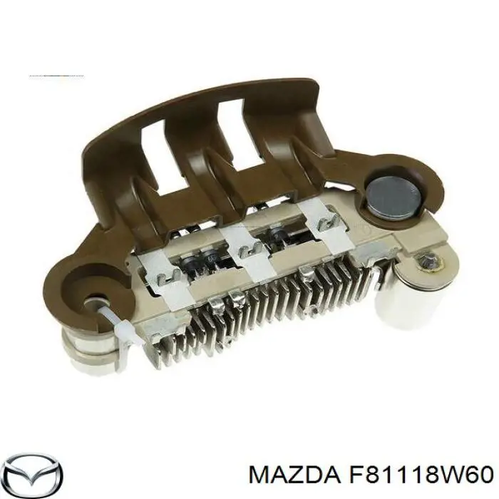 Alternador Diodo Puente Rectificador F81118W60 Mazda