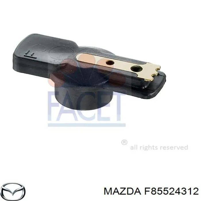 Бегунок (ротор) распределителя зажигания, трамблера Mazda F85524312 цена, от 7.02 USD