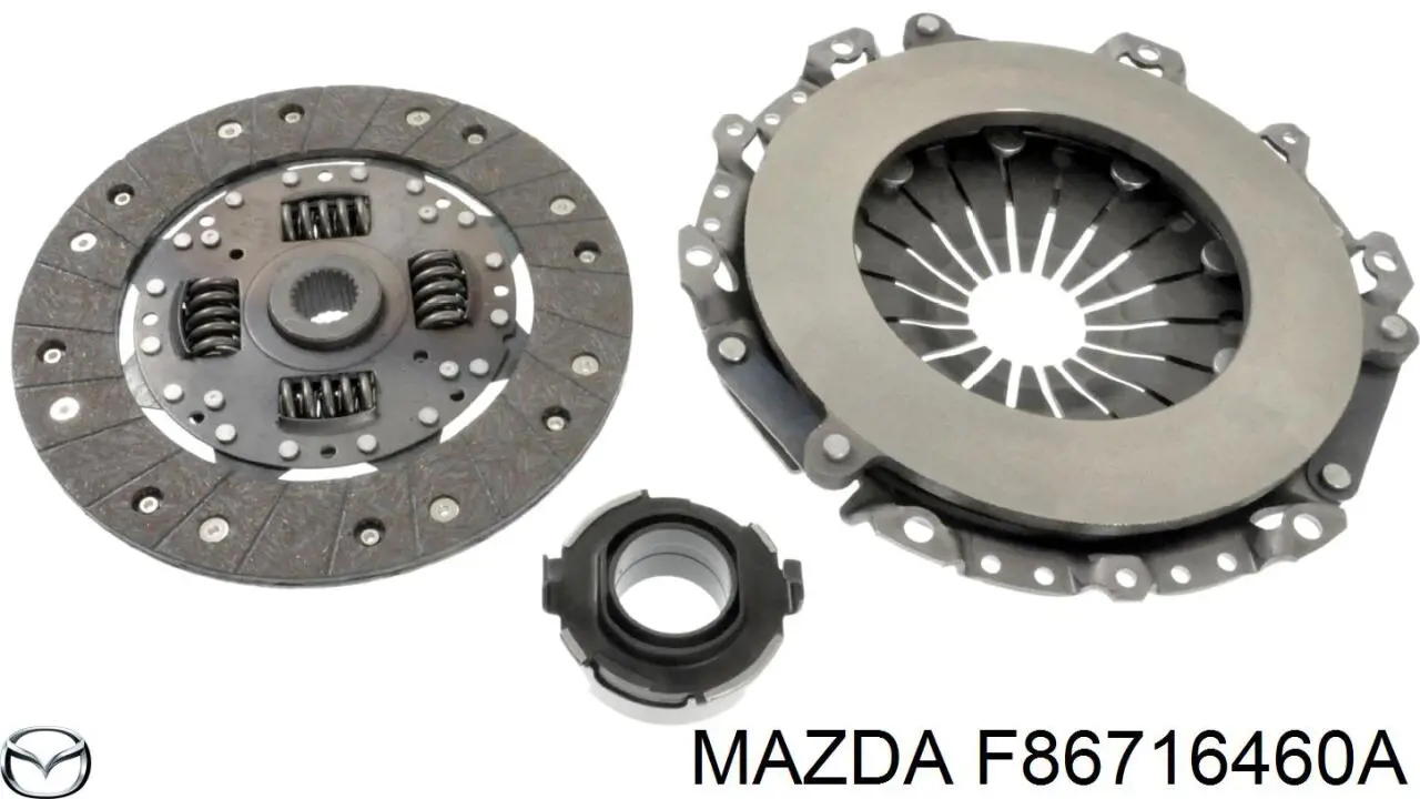 F86716460A Mazda диск сцепления