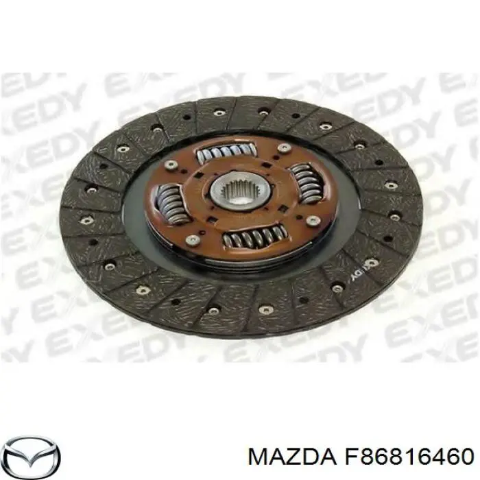 Диск сцепления F86816460 Mazda