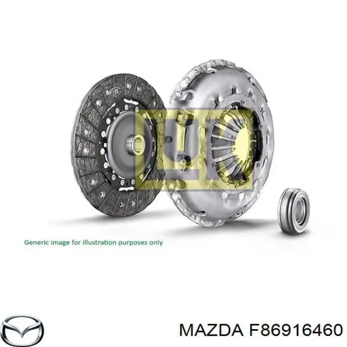 F86916460 Mazda диск сцепления
