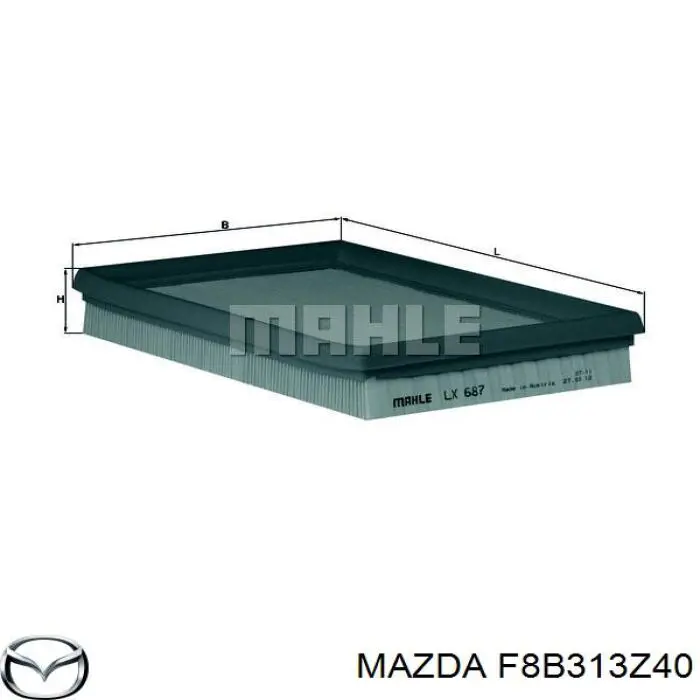 Фильтр воздушный Mazda F8B313Z40