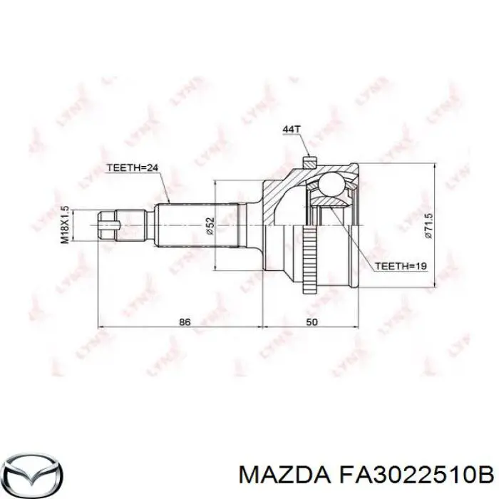 FA3022510B Mazda