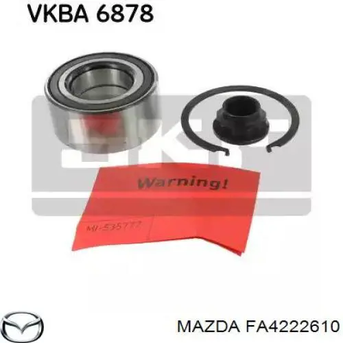 Полуось передняя левая на Mazda Demio  DW