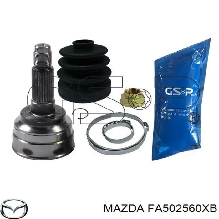 Левая полуось FA502560XB Mazda