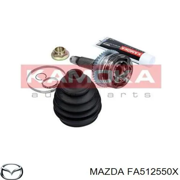FA512550X Mazda полуось (привод передняя правая)