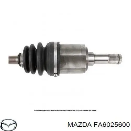 FA6025600 Mazda полуось (привод передняя левая)