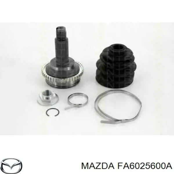 FA6025600A Mazda полуось (привод передняя левая)