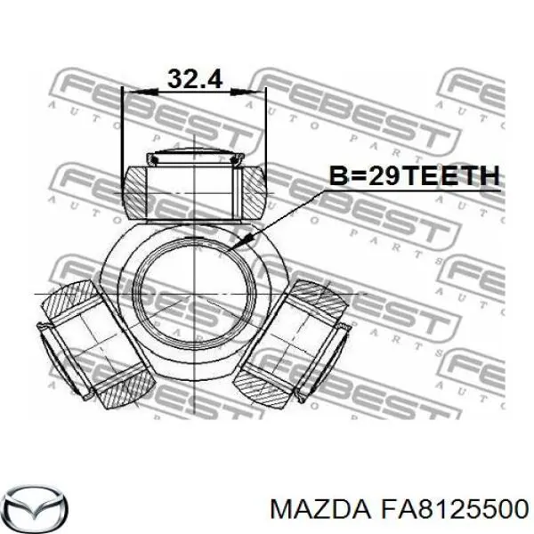 Привод передний правый Mazda FA8125500 цена, от 372.93 USD