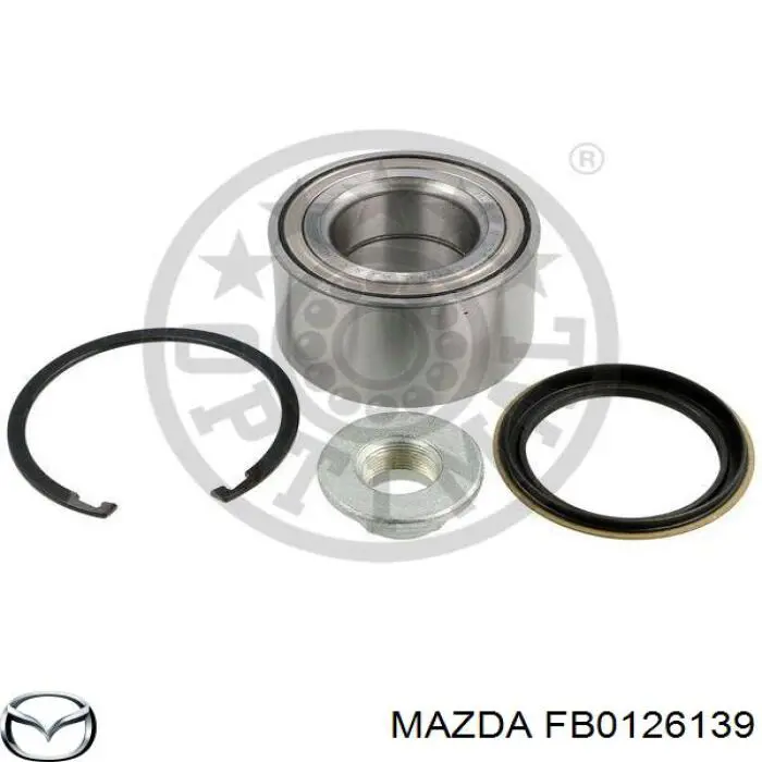 Кольцо стопорное подшипника передней ступицы FB0126139 Mazda