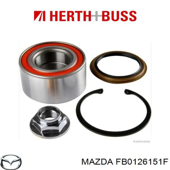 Подшипник ступицы FB0126151F Mazda