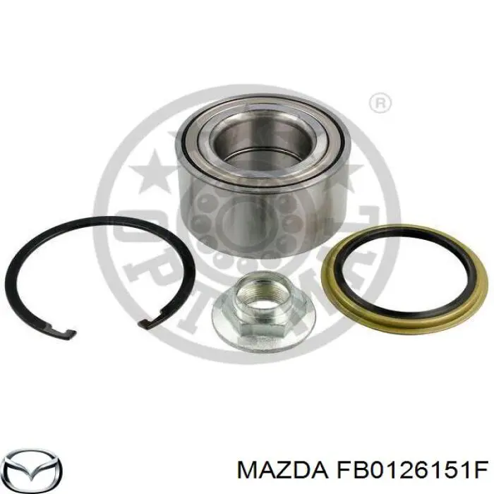 Комплект подшипника ступицы колеса Mazda FB0126151F цена, от 20.40 USD