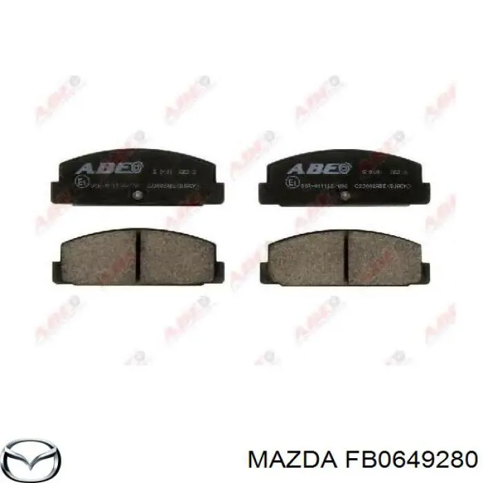 FB0649280 Mazda задние тормозные колодки