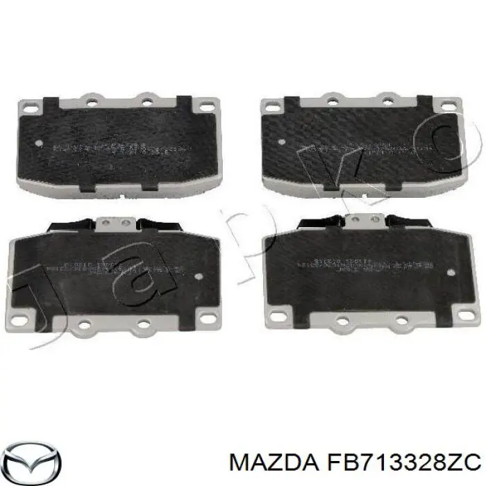 Передние тормозные колодки FB713328ZC Mazda