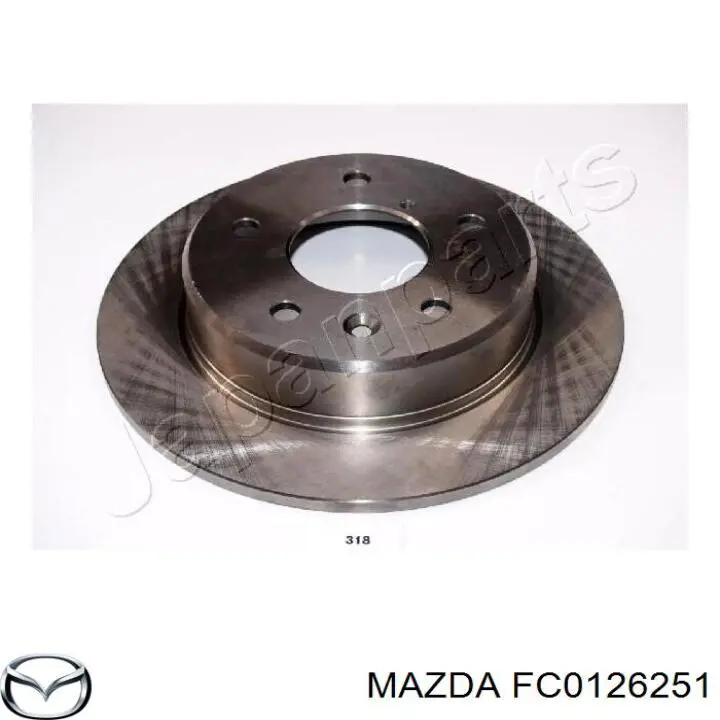 Тормозные диски FC0126251 Mazda