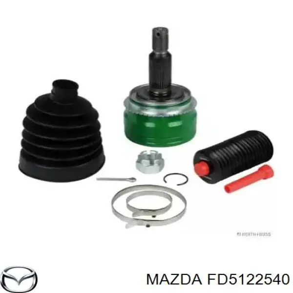 Пыльник шарнира угловых скоростей внутренний передний Mazda FD5122540 цена, от 6.90 USD