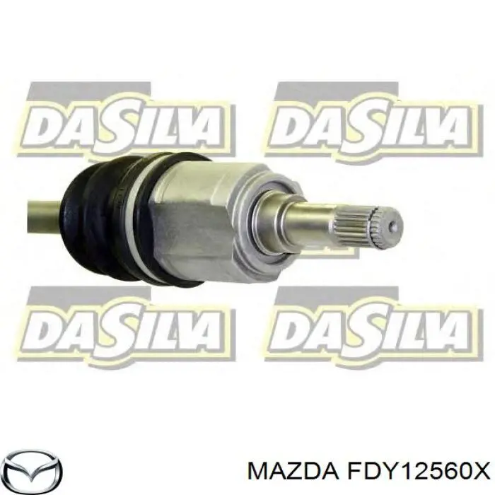 Левая полуось FDY12560X Mazda