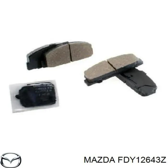FDY12643Z Mazda задние тормозные колодки