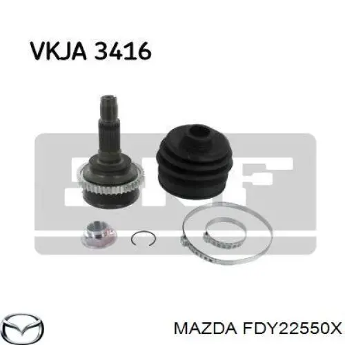 Semieixo (acionador) dianteiro direito Mazda FDY22550X preço, a partir de  