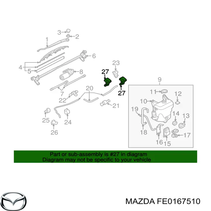  FE0167510 Mazda