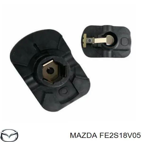 Бегунок (ротор) распределителя зажигания, трамблера Mazda FE2S18V05 цена, от 3.24 USD