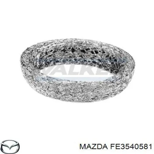 Кольцо приемной трубы глушителя FE3540581 Mazda