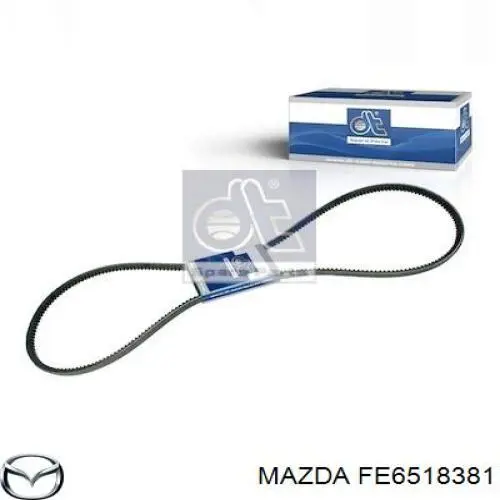 FE6518381 Mazda Поликлиновый ремень
