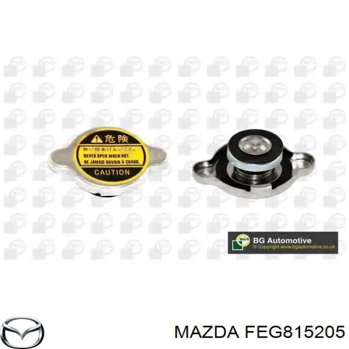 FEG815205 Mazda крышка (пробка радиатора)