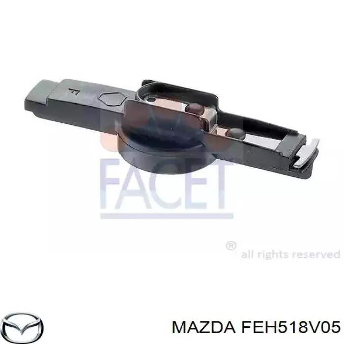 Бегунок (ротор) распределителя зажигания, трамблера Mazda FEH518V05 цена, от 7.62 USD