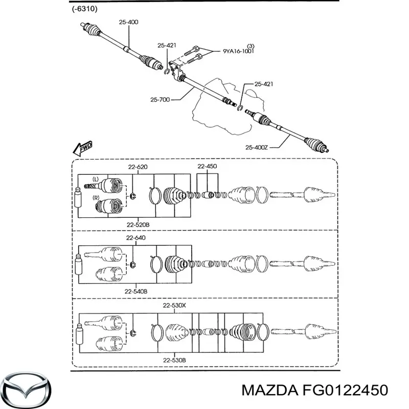  FG0122450 Mazda