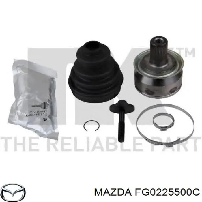 Правая полуось FG0225500C Mazda