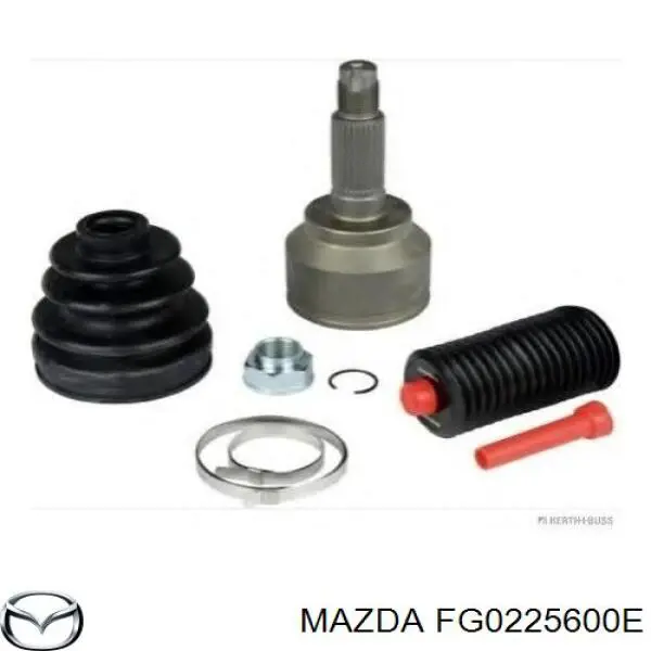 FG0225600E Mazda Полуось передняя левая