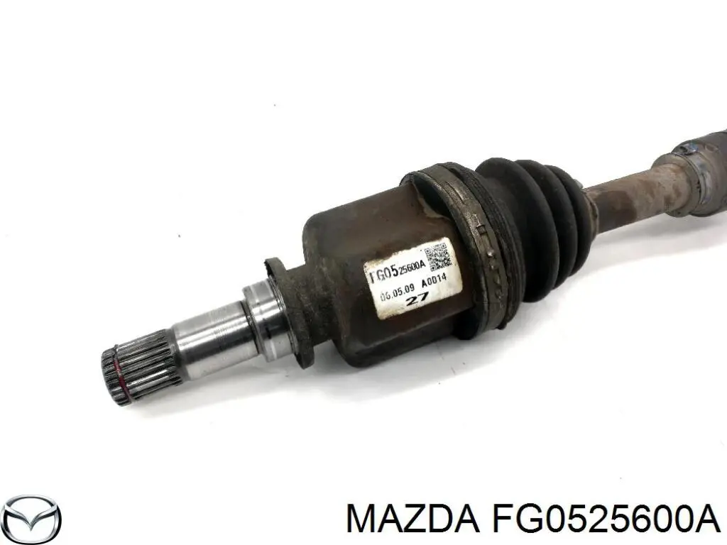 FG0525600B Mazda Semieixo (acionador) dianteiro esquerdo