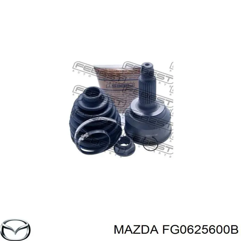 Левая полуось FG0625600B Mazda